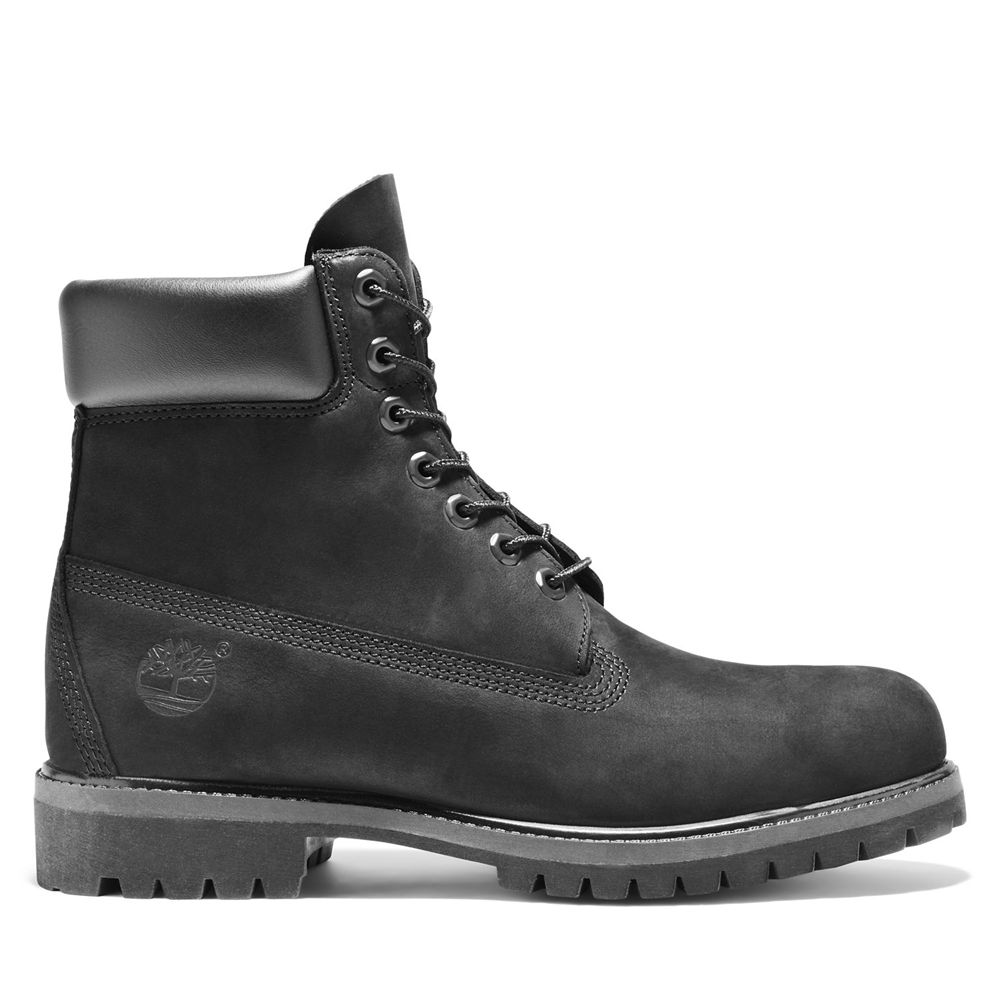 Botas de Nieve Timberland Argentina Hombre - 6-Inch Premium Waterproof - Negras - LFOHBR-325